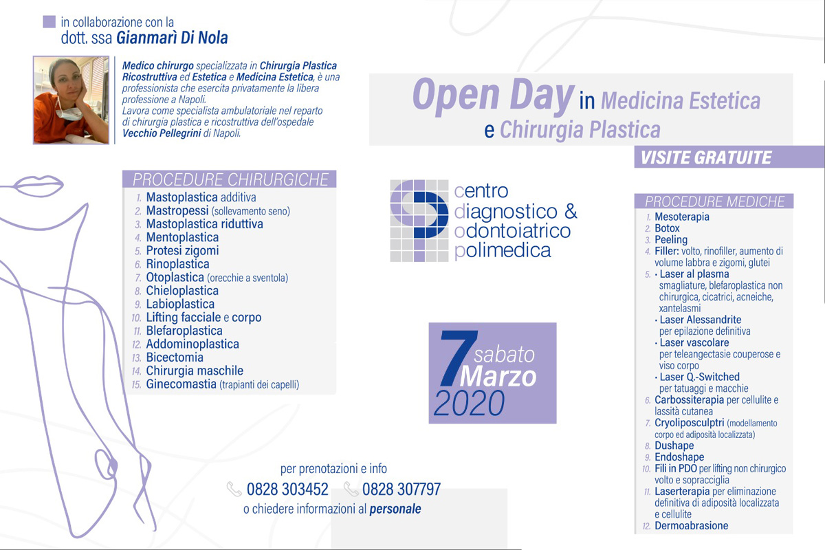 Open Day Chirurgia Plastica e Medicina Estetica
